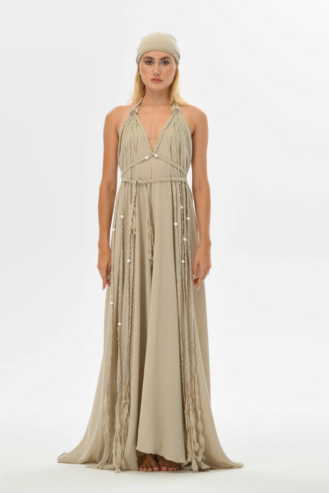 Zhenabia | Kısmet Dress in Beige