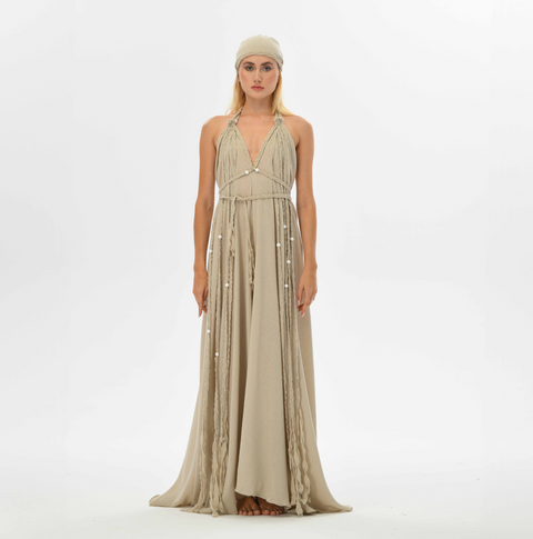 Zhenabia | Kısmet Dress in Beige