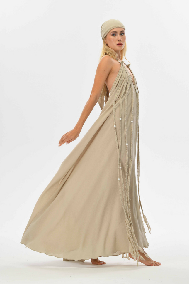 Zhenabia | Kısmet Dress in Beige