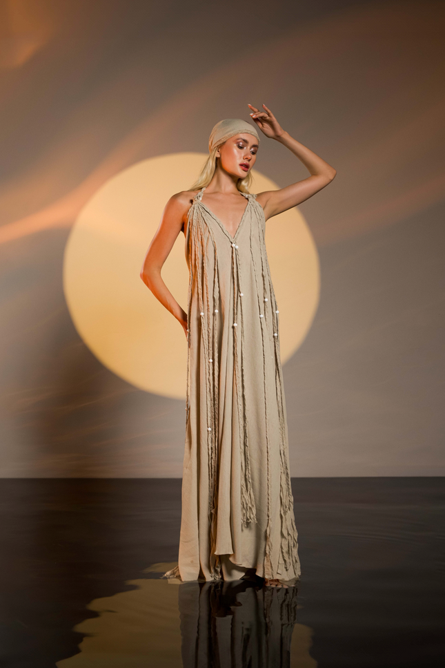 Zhenabia | Kısmet Dress in Beige
