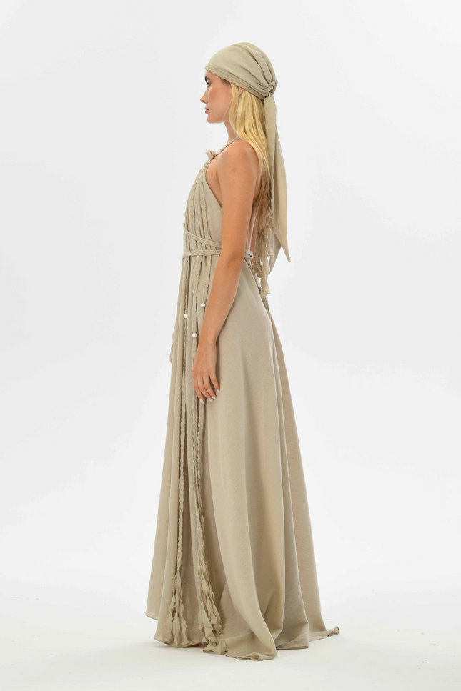 Zhenabia | Kısmet Dress in Beige