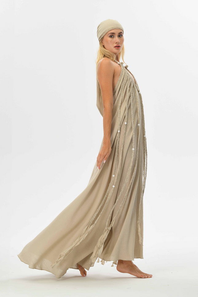 Zhenabia | Kısmet Dress in Beige