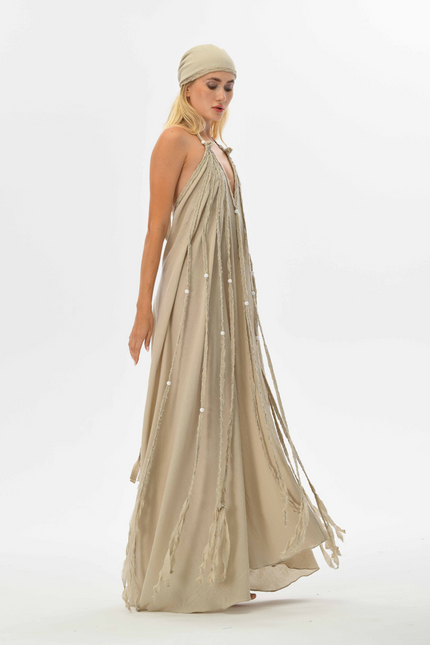 Zhenabia | Kısmet Dress in Beige