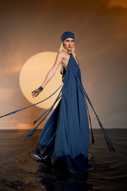 Zhenabia | Kısmet Dress in Blue
