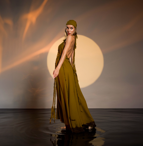 Zhenabia | Kısmet Dress in Cumin