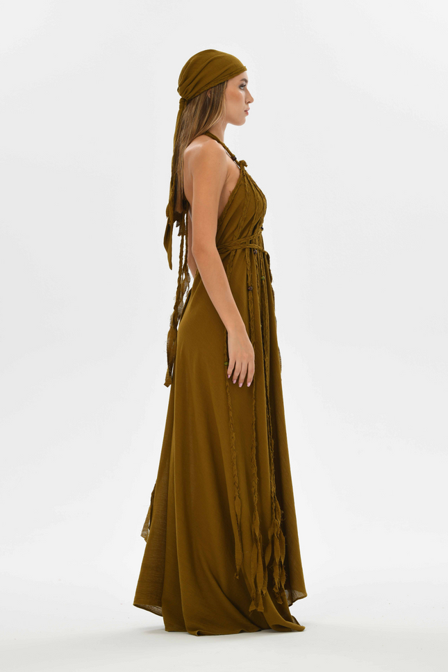 Zhenabia | Kısmet Dress in Cumin