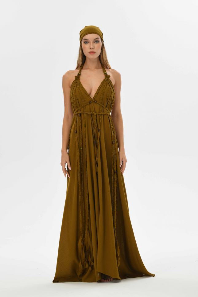 Zhenabia | Kısmet Dress in Cumin