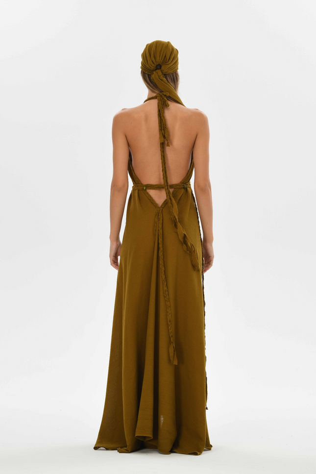 Zhenabia | Kısmet Dress in Cumin