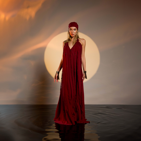 Zhenabia | Kısmet Dress in Red