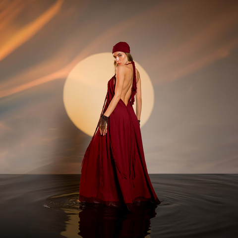 Zhenabia | Kısmet Dress in Red