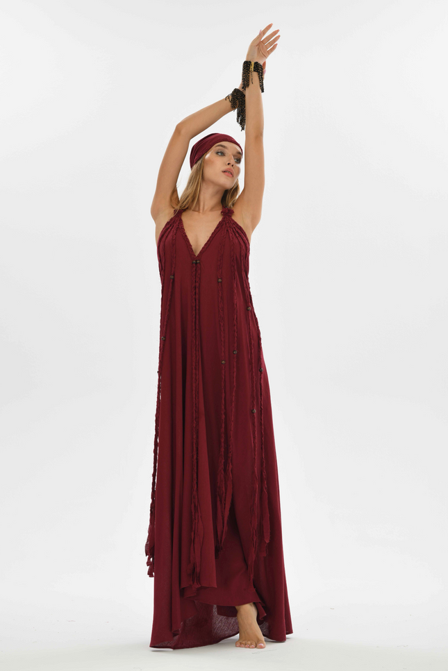 Zhenabia | Kısmet Dress in Red
