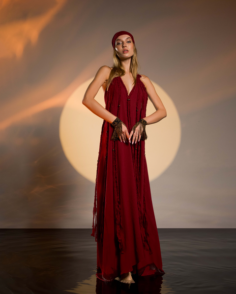 Zhenabia | Kısmet Dress in Red