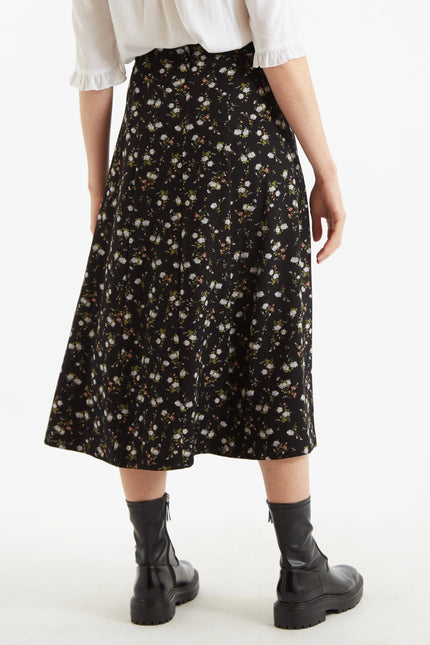 Kiyo Slavic Flowers Midi Skirt - Detail 2