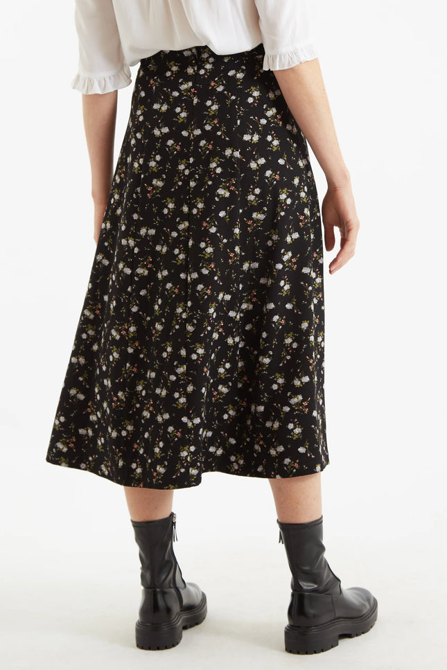 Kiyo Slavic Flowers Midi Skirt - Detail 2
