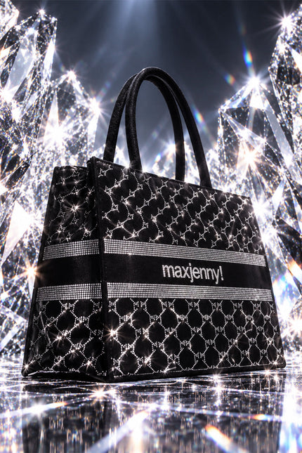 Bag - Black with Swarovski Details