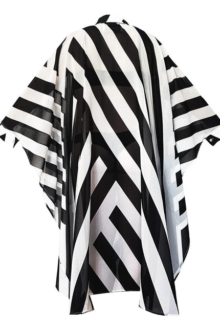Kaftan Black & White – maxjenny!