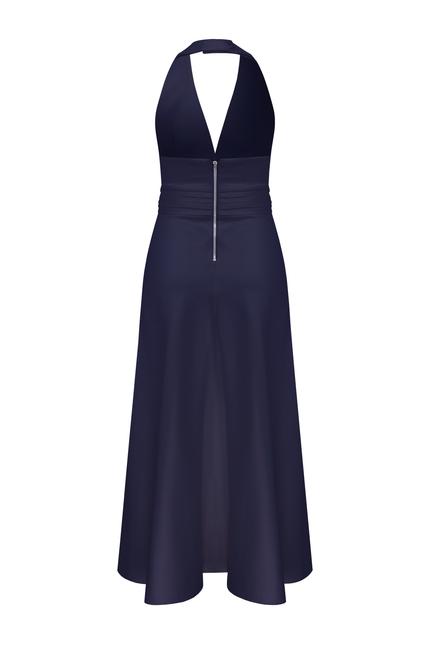 Nazli Ceren | Lauryn Midi Dress in Midnight Blue