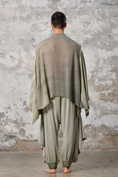 Zhenabia | Leila Top in Khaki Green