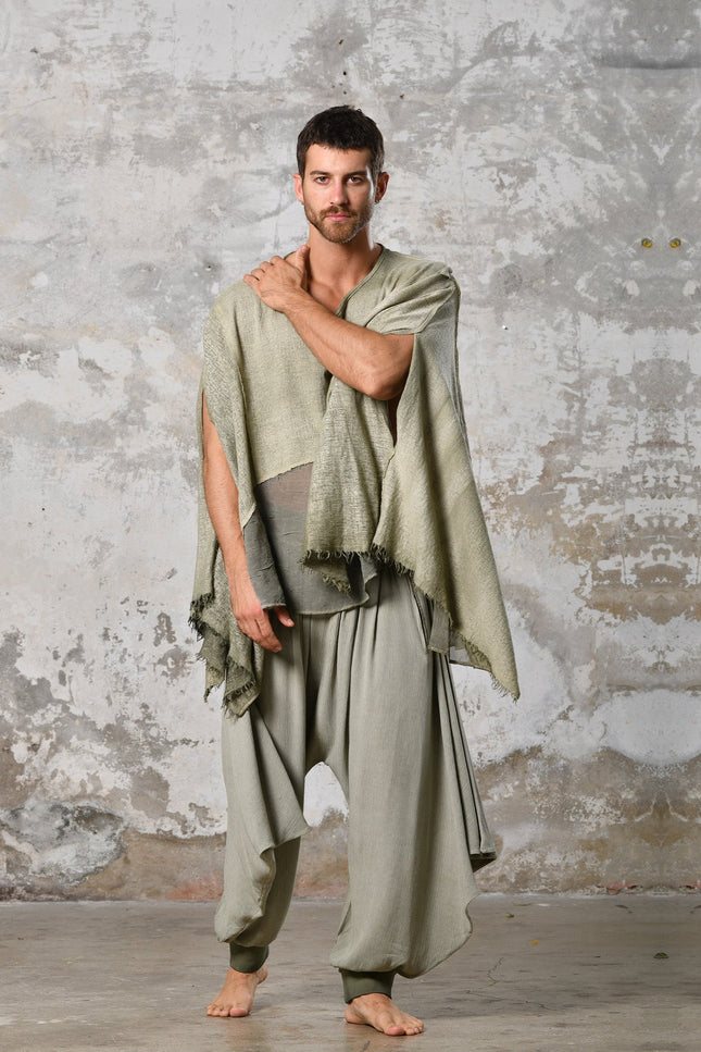 Zhenabia | Leila Top in Khaki Green