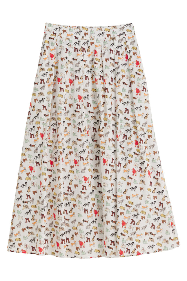Lizea Dogs Day Midi Shirt - Multicoloured - Styled