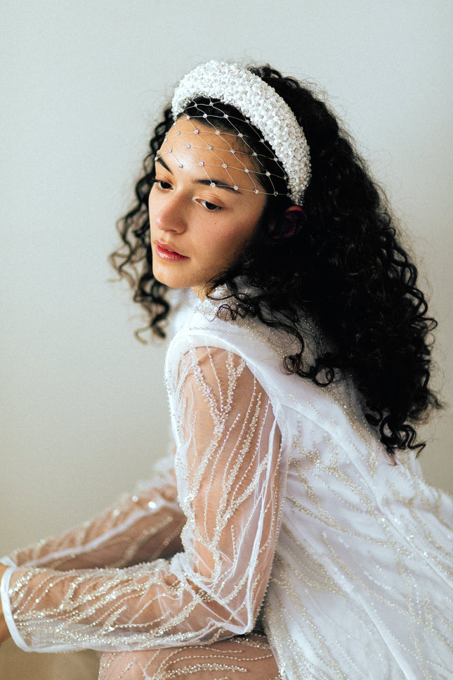 Eva Oherjus I Fleur Crown with Veil