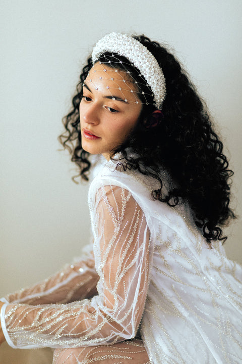 Eva Oherjus I Fleur Crown with Veil