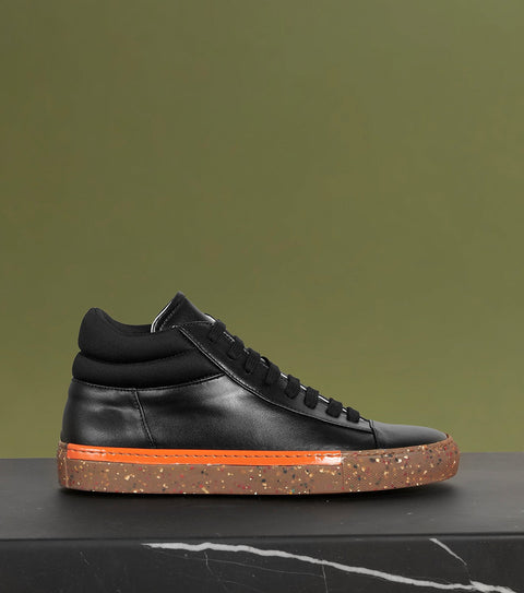 O2 Monde | Laurie Sneakers black velvet