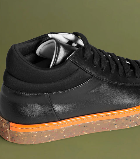 O2 Monde | Laurie Sneakers black velvet