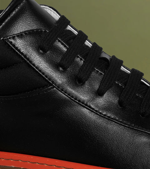 O2 Monde | Laurie Sneakers black velvet