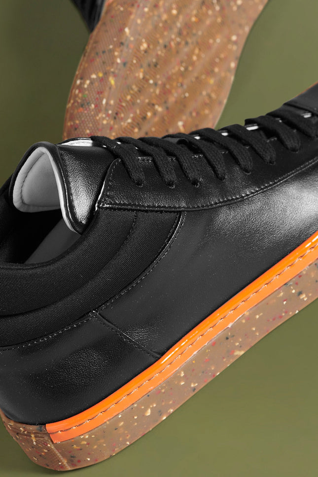 O2 Monde | Laurie Sneakers black velvet