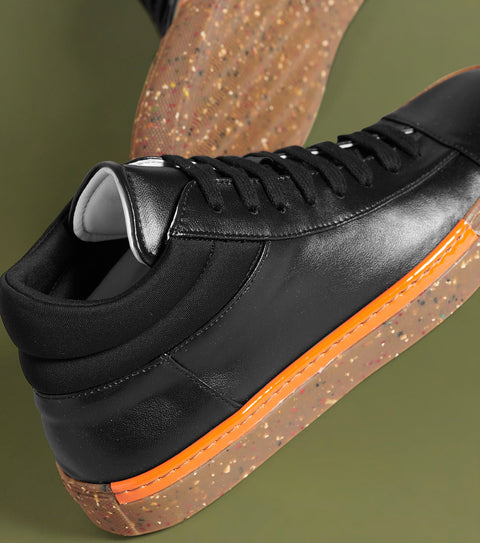 O2 Monde | Laurie Sneakers black velvet