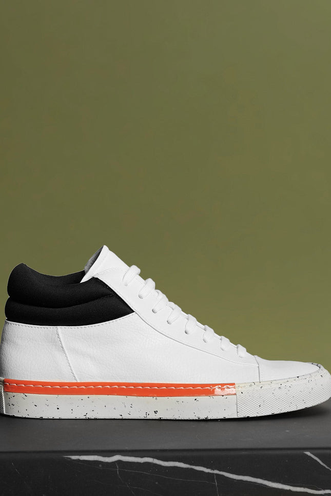O2 Monde | Laurie Sneakers white velvet