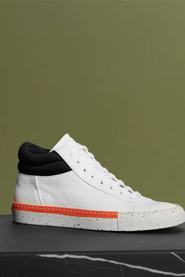 O2 Monde | Laurie Sneakers white velvet