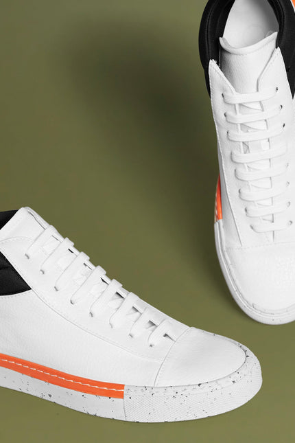 O2 Monde | Laurie Sneakers white velvet
