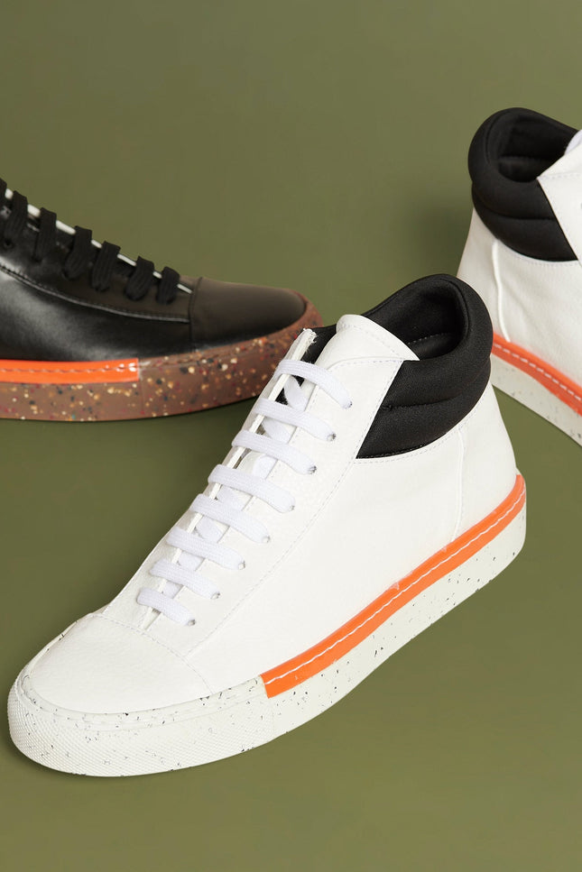 O2 Monde | Laurie Sneakers white velvet