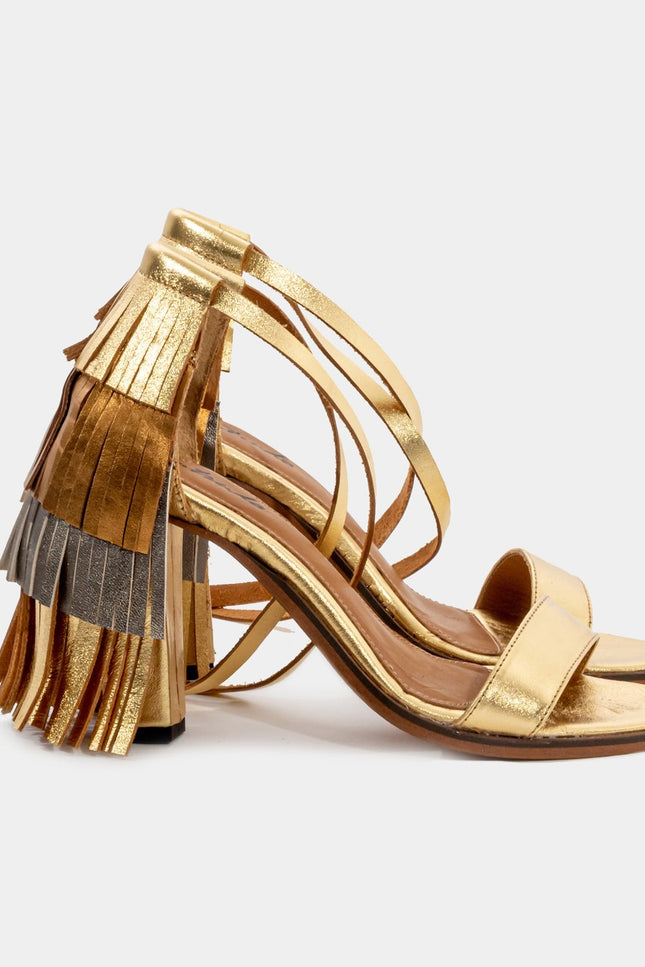 Entrudo | Lazarim Sandals gold & bronze