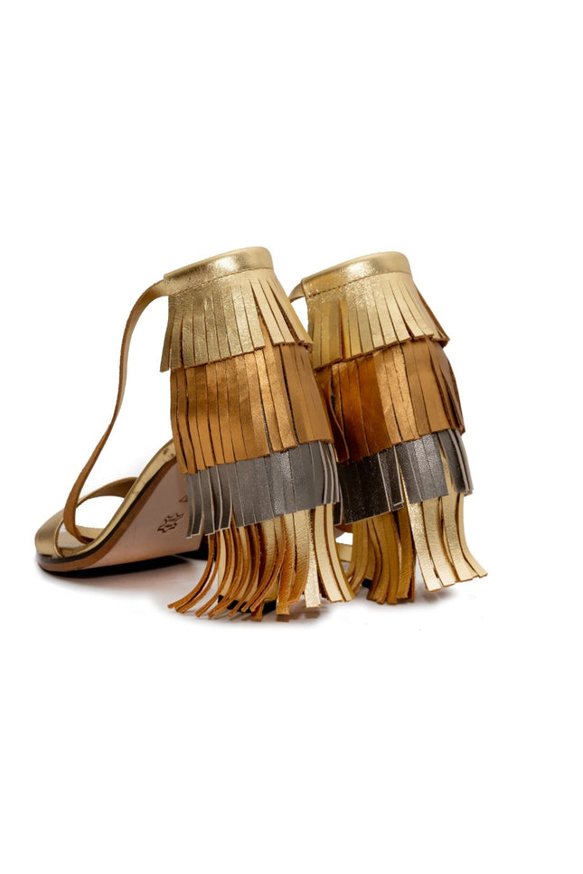 Entrudo | Lazarim Sandals gold & bronze