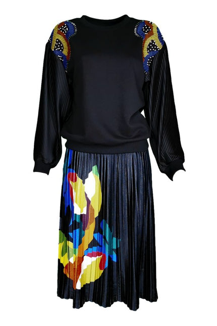 Lalipop Design | Sweatshirt with embroidered shoulders