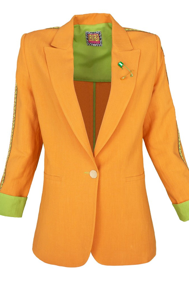 Lalipop Design | Tailored Blazer orange