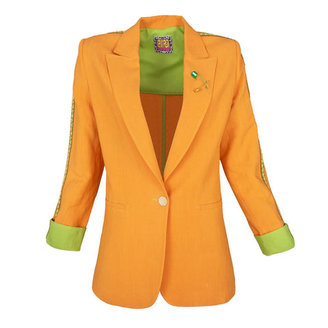Lalipop Design | Tailored Blazer orange