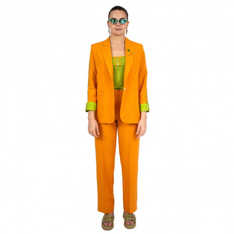 Lalipop Design | Wide Leg Trousers orange
