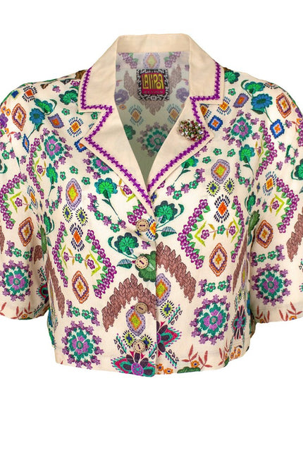 Lalipop Design | Boho Style Crop Shirt