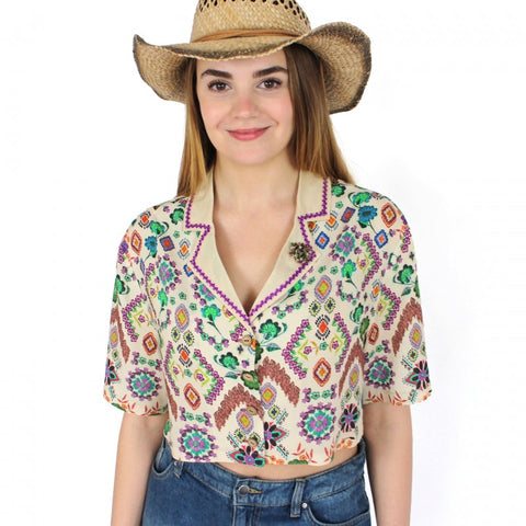 Lalipop Design | Boho Style Crop Shirt