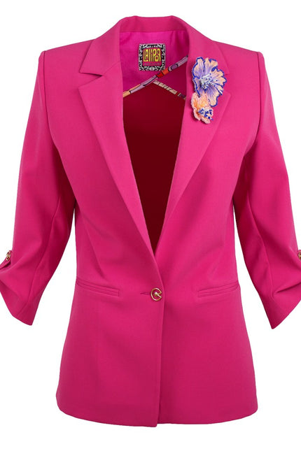 Lalipop Design | Tailored Unlined Blazer fuchsia