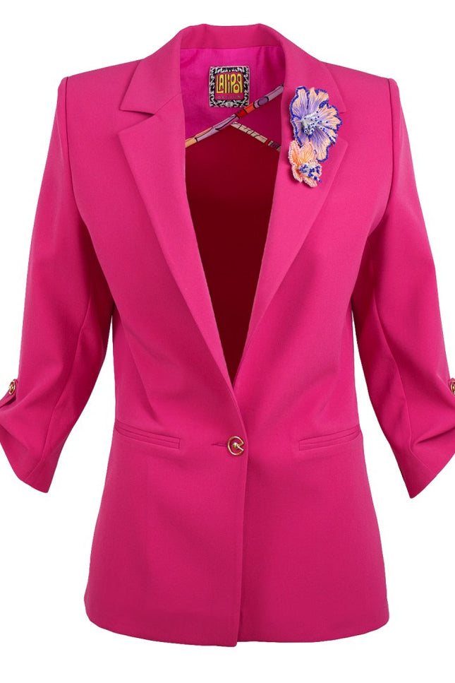 Lalipop Design | Tailored Unlined Blazer fuchsia