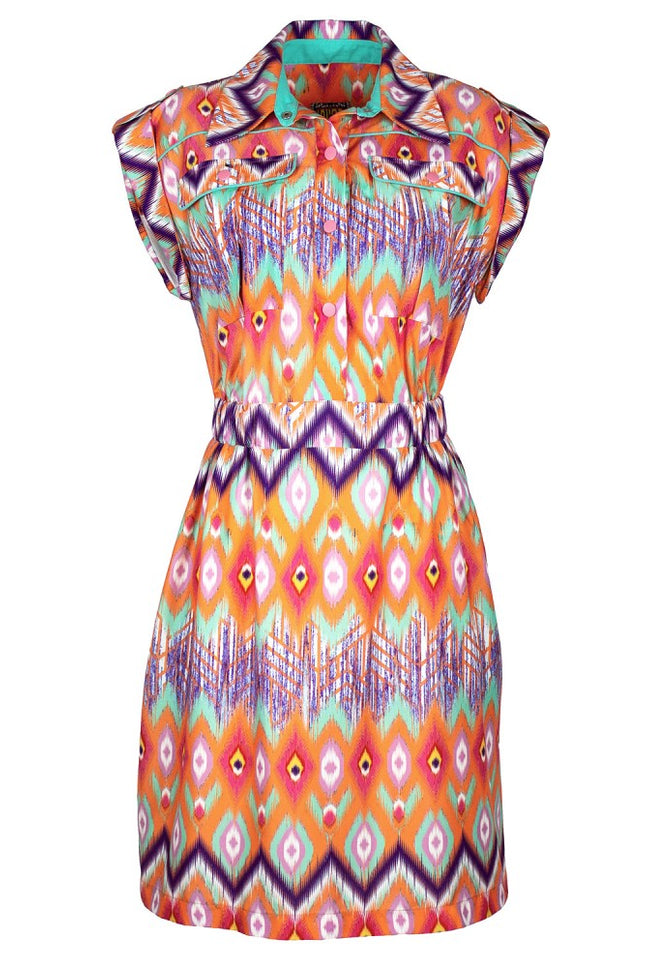 Lalipop Design | Mini dress with zigzag pattern