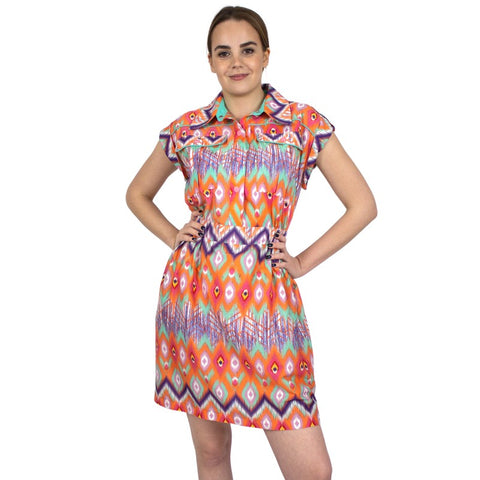 Lalipop Design | Mini sukienka w zygzakowaty wzór