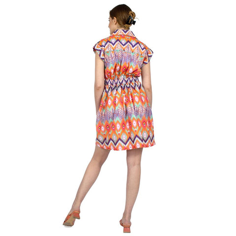 Lalipop Design | Mini sukienka w zygzakowaty wzór