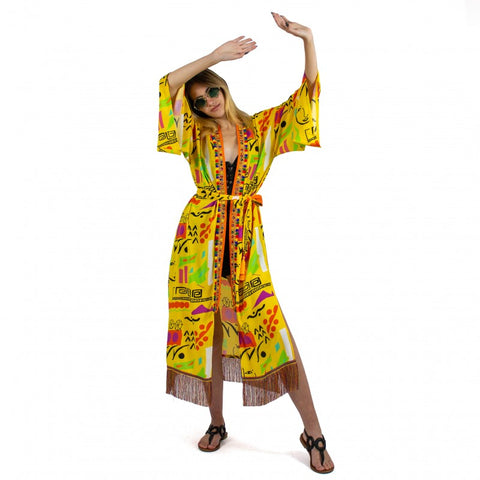 Lalipop Design | Kimono z haftowanym brzegiem