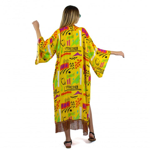Lalipop Design | Kimono z haftowanym brzegiem